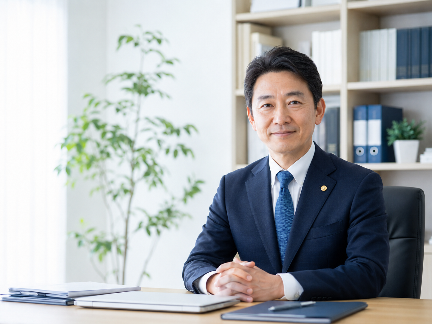 行政書士が相談対応をしている様子